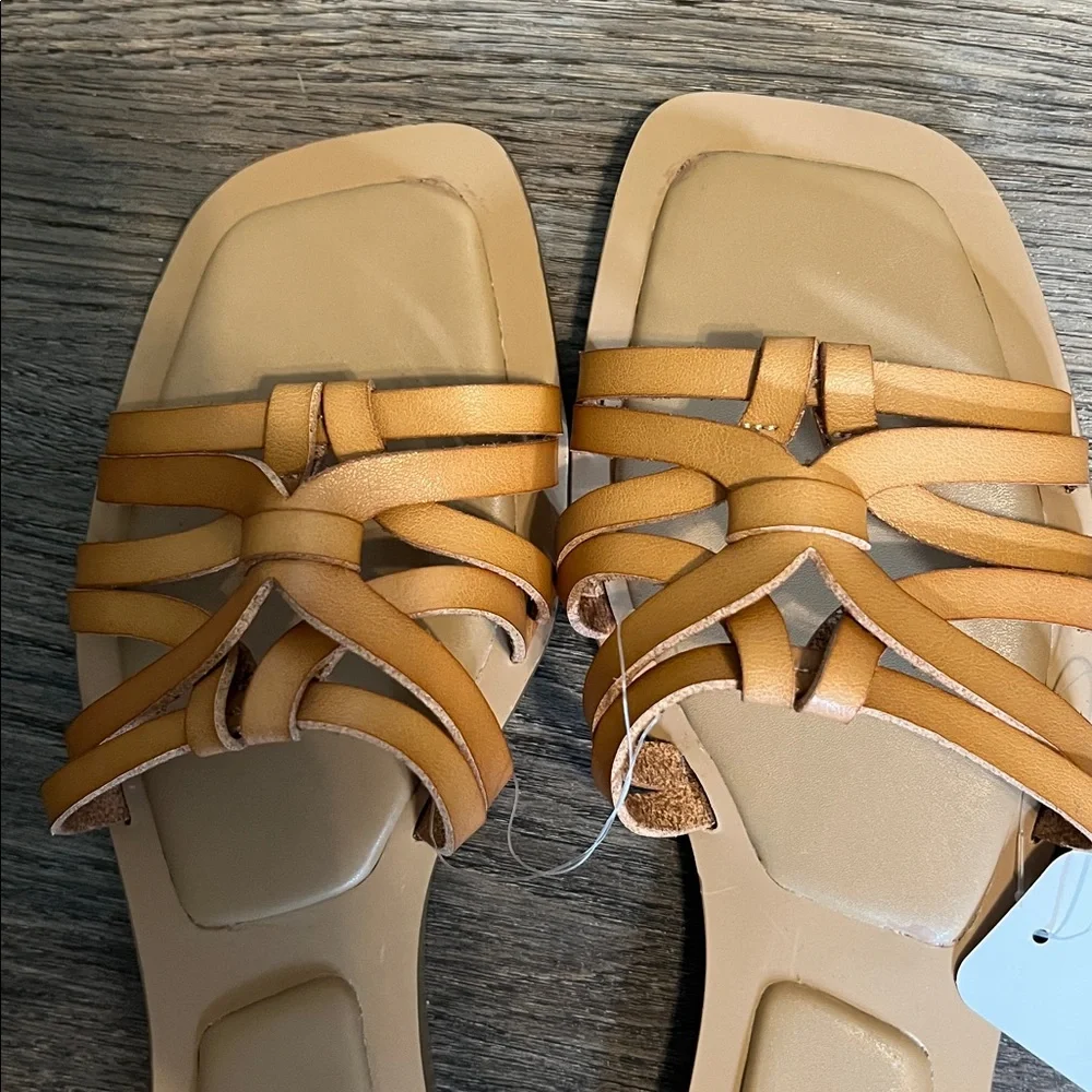 Steve Madden SM New York Women's Melody Tan Sandals Size 9 NWT